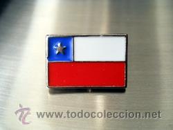 Pins de colecci&oacute;n: pin bandera chile