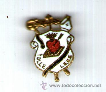 Pins de colecci&oacute;n: pin esmaltado tole lege, cofradia papal, sagrado corazon