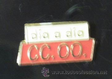Pins de colecci&oacute;n: D&Iacute;A A D&Iacute;A CC.OO. - Foto 1