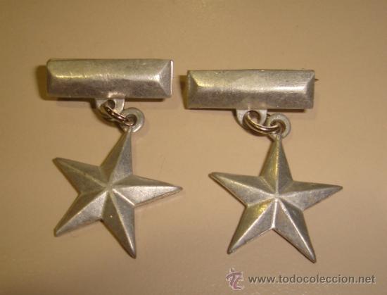 Pins de colecci&oacute;n: DOS PINS DE ESTRELLAS. - Foto 1