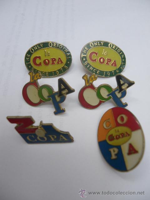 Pins de colecci&oacute;n: 6 Pins La Copa de Danone  ( 2 repetidos) (ver foto adicional)