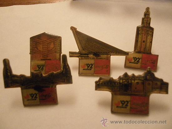Pins de colecci&oacute;n: 5 Pins CoCa-Cola Expo 92 Sevilla