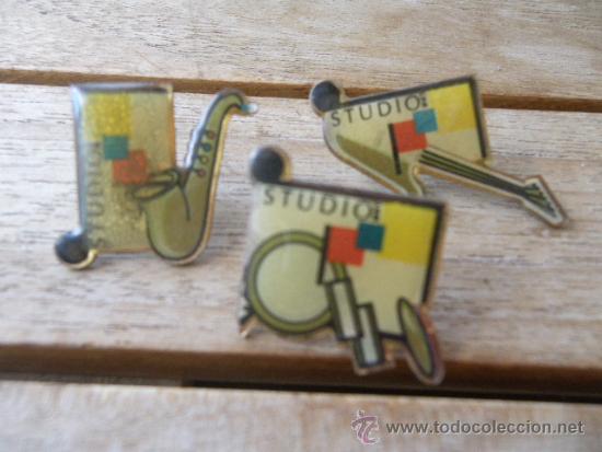 Pins de colecci&oacute;n: 4 pins Estudio