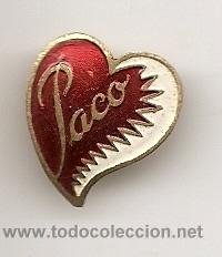 Pins de colecci&oacute;n: Antigua insignia. Paco - Foto 1