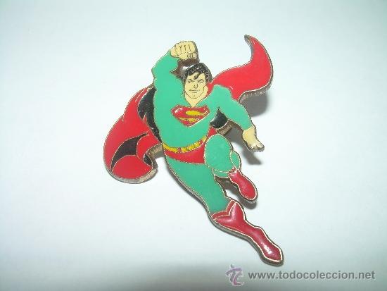 Pins de colecci&oacute;n: PIN SUPERMAN.....A&Ntilde;O...1987...DC. COMICS INC.