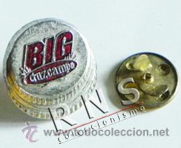 Pins de colecci&oacute;n: PIN CRUZCAMPO BIG - PUBLICIDAD CERVEZA REPRESENTA UN TAP&Oacute;N DE BOTELLA + EN VENTA OTRAS SECCIONES