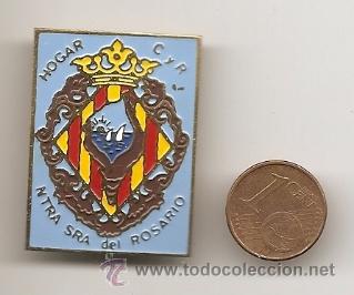 Pins de colecci&oacute;n: Valencia: placa insignia de Colegio Hogar Nuestra Se&ntilde;ora del Rosario