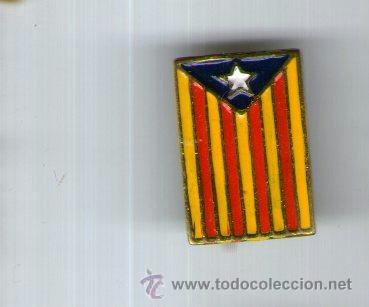 Pins de cole&ccedil;&atilde;o: pin politico catalan, pin independencia estelada