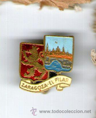 Pins de colecci&oacute;n: antiguo pin de zaragoza - el pilar
