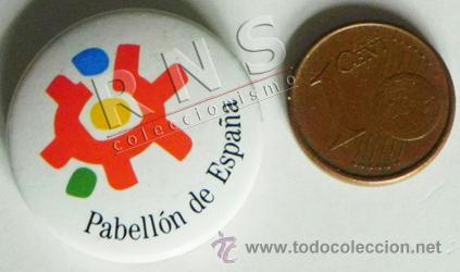 Pins de colecci&oacute;n: CHAPA CON IMPERDIBLE DEL PABELL&Oacute;N DE ESPA&Ntilde;A EN EXPO'92 SEVILLA CHAPITA EXPO 92 1992 -NO ES PIN
