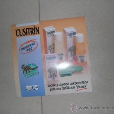 Pins de colección: PIN CUSITRIN DINOSAURIO CON CARTON DE SOPORTE Y PUBLICIDAD INTERIOR