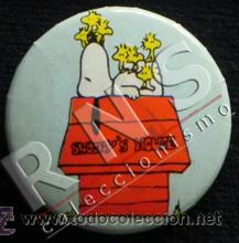 Pins de colecci&oacute;n: CHAPITA DE SNOOPY EN CASETA &iquest; A&Ntilde;OS 80 ? CHAPA PEQUE&Ntilde;A CON IMPERDIBLE -NO PIN - HUMOR SNOPI SNUPY