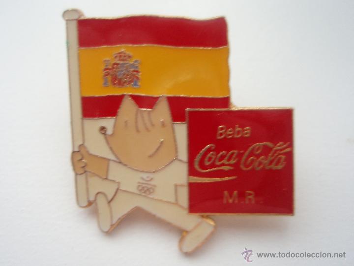 Pins de colecci&oacute;n: Pin's Con la Bandera de Espa&ntilde;a de la casa Coca Cola
