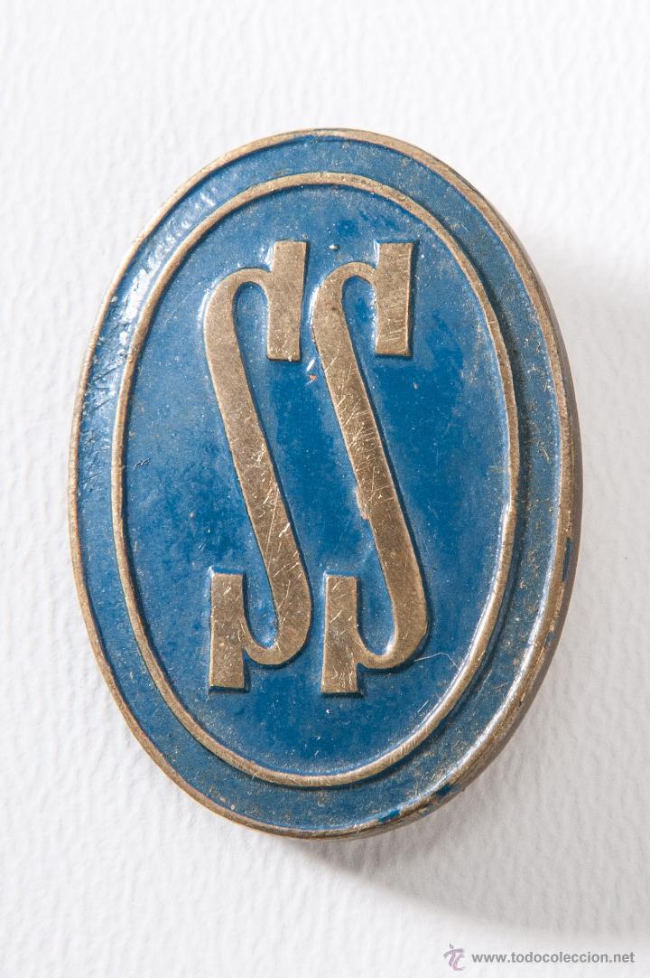 Pins de colecci&oacute;n: INIGNIA DE METAL - SS (SERVICIO SOCIAL) EPOCA FRANQUISTA