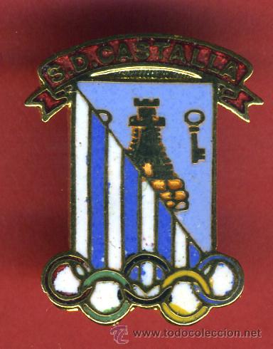 Pin's de collection: PIN FUTBOL , SD CASTALLA ALICANTE , ORIGINAL , F1