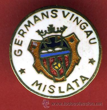 Pin's de collection: PIN FUTBOL , VALENCIA CF , GERMANS VINGAU , MISLATA , ORIGINAL , F1