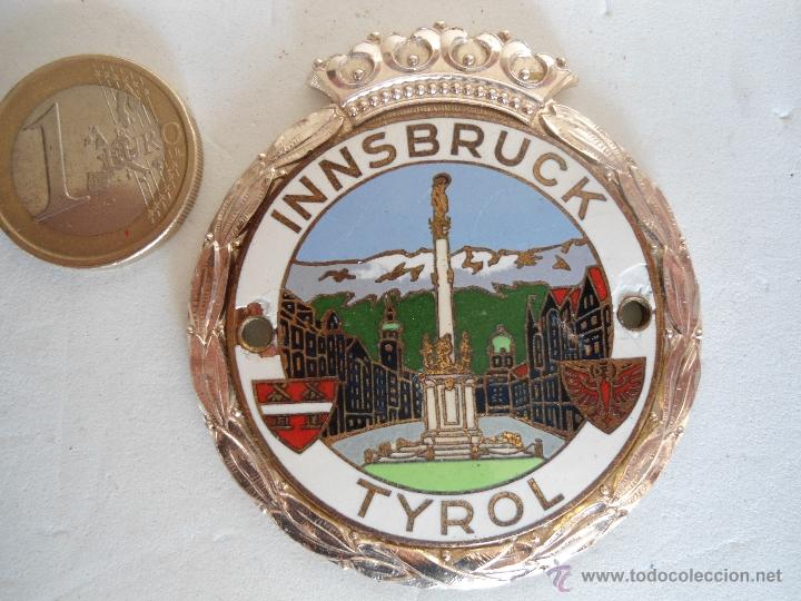 Pins de colecci&oacute;n: CHAPA ESMALTADA PARA AUTOS DE INNSBRUCK TYROL