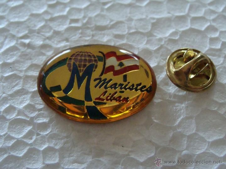 Pins de colecci&oacute;n: PIN RELIGIOSO. MARISTAS DEL L&Iacute;BANO - Foto 1
