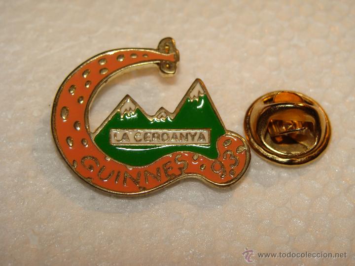 Pins de colecci&oacute;n: PIN DE TURISMO. LA CERDANYA, GUINNES 93 1993. GERONA L&Eacute;RIDA