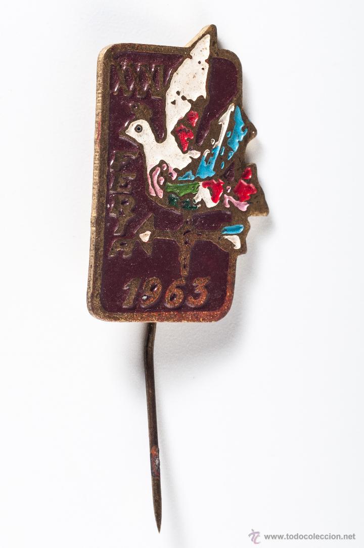 Pin's de collection: PIN O INSIGNIA METAL 31 FERIA BARCELONA A&Ntilde;O 1963 COMPRA MINIMA PARA ENVIAR CINCO EUROS