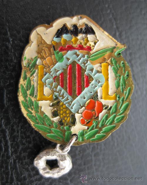 Collection pins: INSIGNIA MUY ANTIGUA FALLA MERCADO CABA&Ntilde;AL MERCAT CABANYAL PINS FALLAS VALENCIA A&Ntilde;OS 40 50