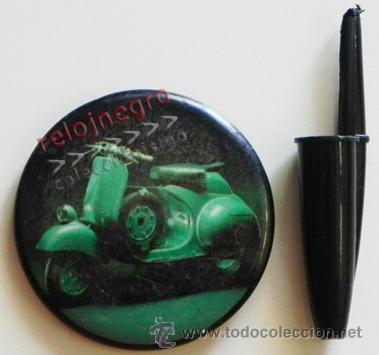 Pins de colecci&oacute;n: CHAPA CON IMPERDIBLE - FOTO DE VESPA ANTIGUA - MOTO MOTOCICLETA TRANSPORTE - NO ES UN PIN