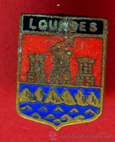Pins e Spille di collezione: PIN PUBLICIDAD LOURDES , ORIGINAL , AGUJA , ANTIGUO , F2