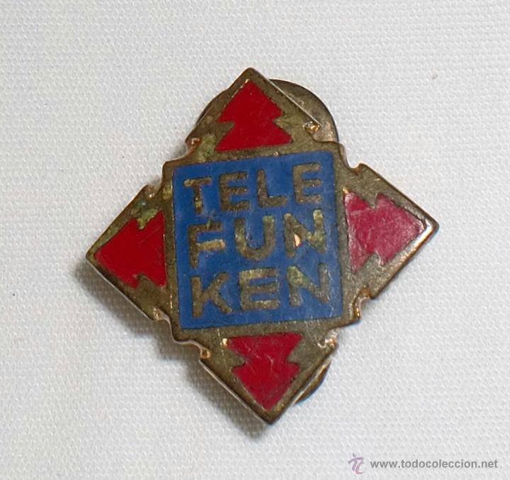 Pins de colecci&oacute;n: Insignia de solapa telefunken - Foto 1