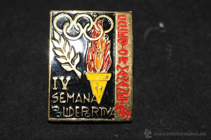 Pins de colecci&oacute;n: PIN O INSIGNIA CON AGUJA IMPERDIBLE COLEGIO MA&Ntilde;ANET IV SEMANA POLIDEPORTIVA