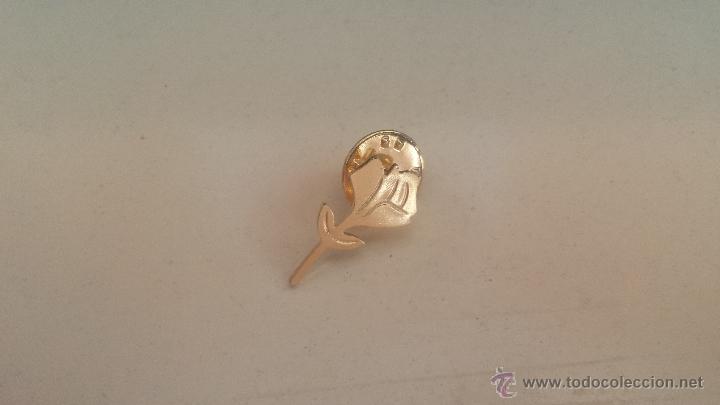 Pins de colecci&oacute;n: PIN DE UNA FLOR (ROSA) - Foto 1