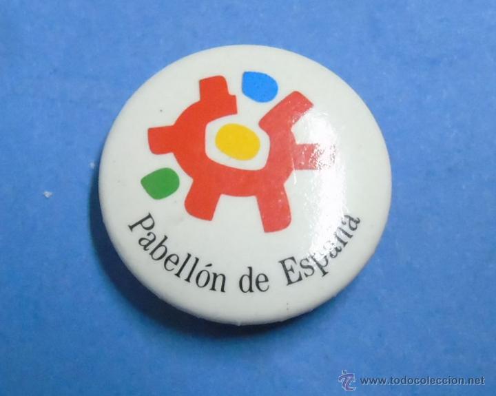 Pins de cole&ccedil;&atilde;o: BROCHE INSIGNIA CHAPA PIN. EXPO 92 1992 SEVILLA. PABELL&Oacute;N DE ESPA&Ntilde;A