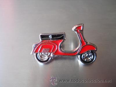 Pins de colecci&oacute;n: pin vespa 75 primavera roja