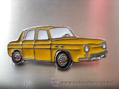 Pins de colecci&oacute;n: pin renault 8 amarillo