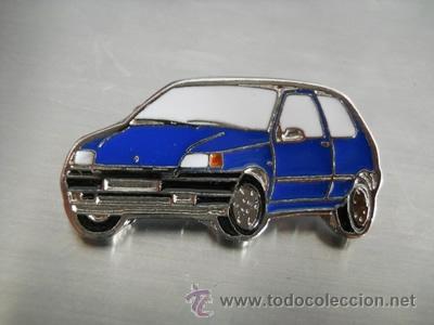 Pins de colecci&oacute;n: pin renault clio azul