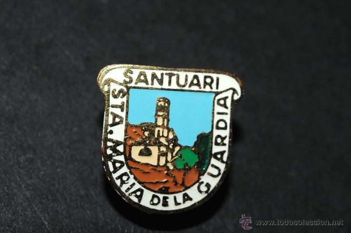 Pins e Spille di collezione: PIN INSIGNIA DE AGUJA IMPERDIBLE SANTUARI STA.MARIA DE LA GUARDIA COMPRA MINIMA PARA ENVIAR 5 EUROS