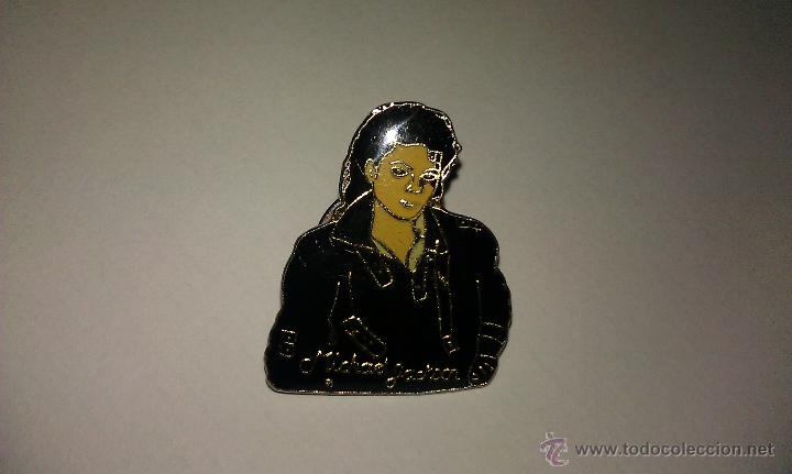 Pins de colecci&oacute;n: RARO Y DIF&Iacute;CIL PIN DEL FANT&Aacute;STICO CANTANTE MICHAEL JACKSON - MUY POCO VISTO - PINS VINTAGE -