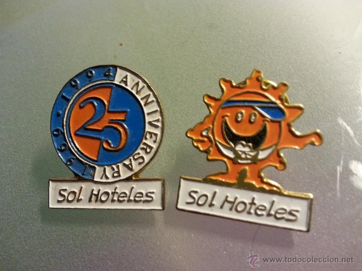 Pins de colecci&oacute;n: 2 pins Sol Hoteles - Foto 1