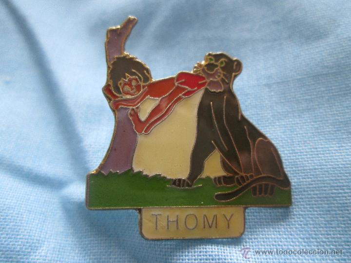 Pins de colecci&oacute;n: PIN LIBRO DE LA SELVA DIBUJOS ANIMADOS Baloo Mowgli.