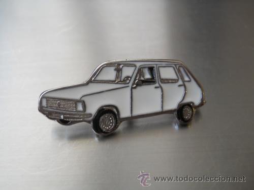Pins de colecci&oacute;n: pin renault 6 blanco