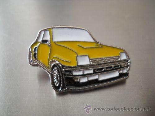 Pins de colecci&oacute;n: pin renault 5 turbo amarillo