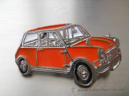 Pins de colecci&oacute;n: pin mini cooper naranja