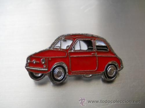 Pins de colecci&oacute;n: pin fiat 500 rojo......