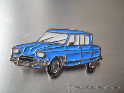 Pins de colecci&oacute;n: pin citroen ami 6 azul