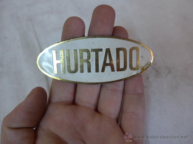 Pins de colecci&oacute;n: Antigua chapa de publicidad de Hurtado