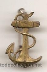 Pins de colecci&oacute;n: Insignia de marina. Ancla
