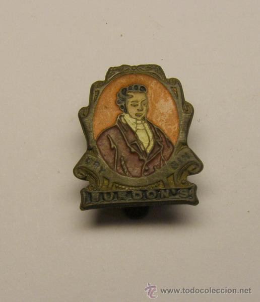 Pins de colecci&oacute;n: Aguja de solapa publicitaria antigua, ginebra BURDON'S.