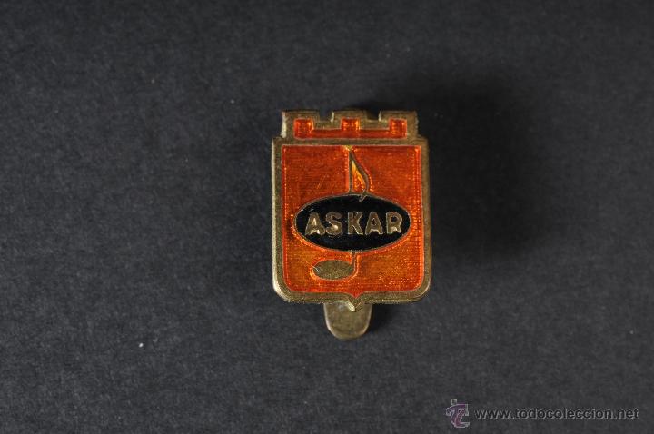 Pins de colecci&oacute;n: PIN INSIGNIA DE OJAL ASKAR - Foto 1