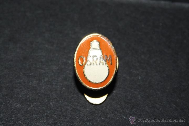 Pins e Spille di collezione: PIN INSIGNIA DE OJAL OSRAM COMPRA MINIMA PARA ENVIAR CINCO EUROS