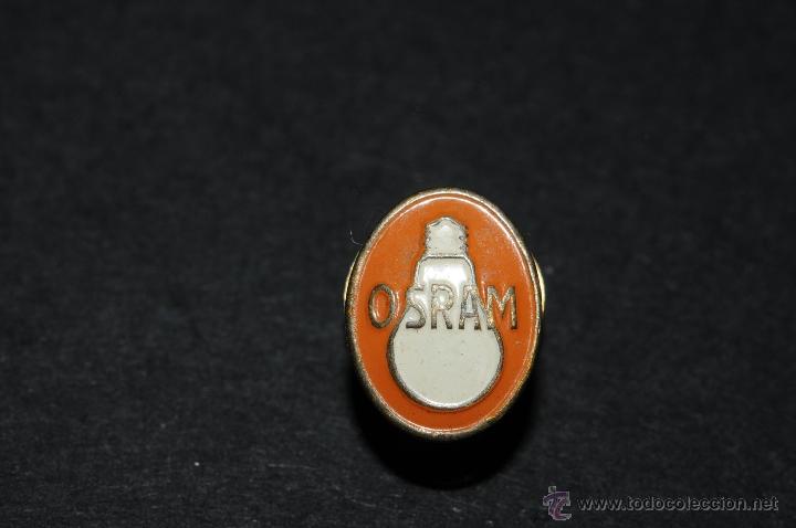 Pins e Spille di collezione: PIN INSIGNIA DE OJAL OSRAM COMPRA MINIMA PARA ENVIAR CINCO EUROS