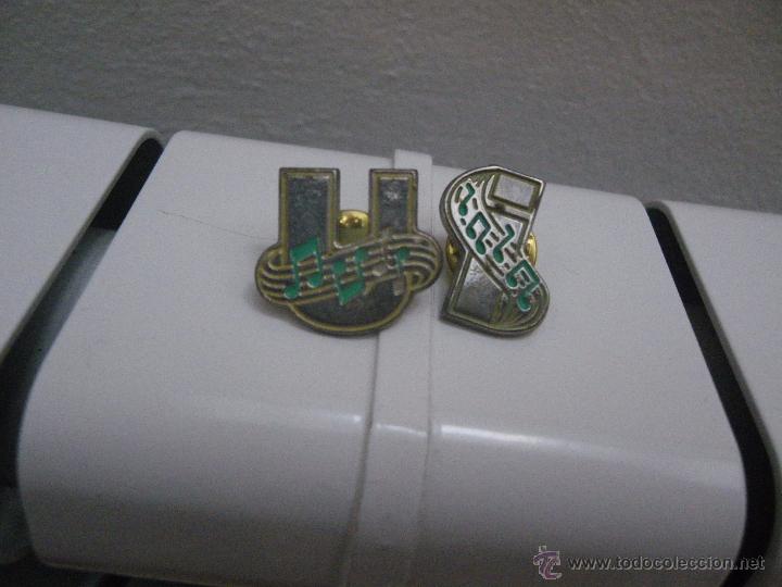 Pins de colecci&oacute;n: 2 Pins m&uacute;sica ( La I y la S)